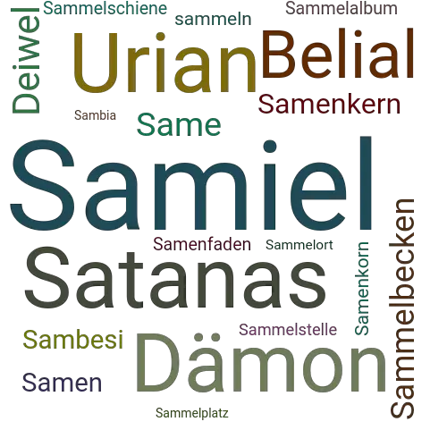 Ein anderes Wort für Samiel - Synonym Samiel