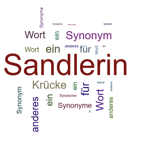 Ein anderes Wort für Sandlerin - Synonym Sandlerin