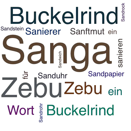 Ein anderes Wort für Sanga - Synonym Sanga