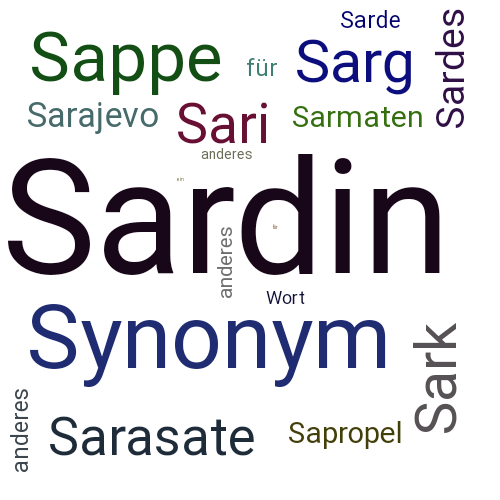 Ein anderes Wort für Sardinierin - Synonym Sardinierin