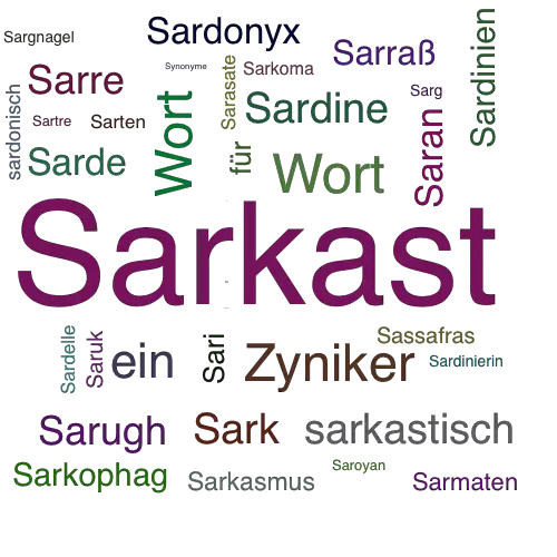 Ein anderes Wort für Sarkast - Synonym Sarkast