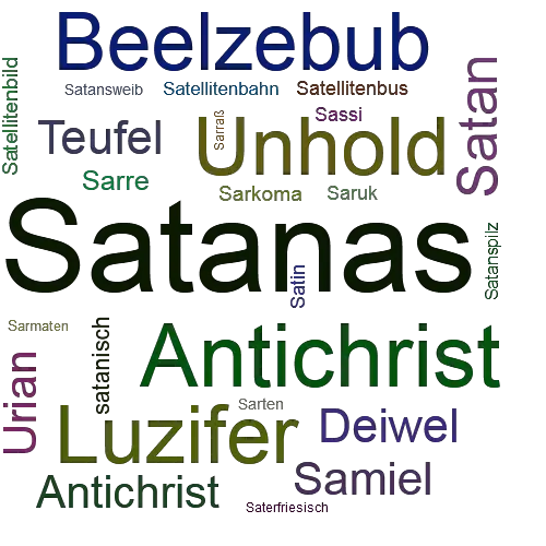 Ein anderes Wort für Satanas - Synonym Satanas