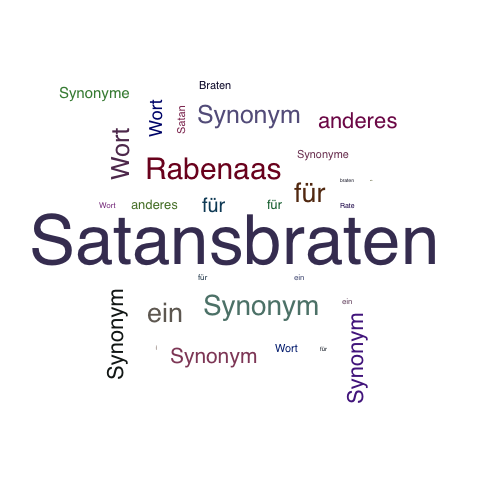Ein anderes Wort für Satansbraten - Synonym Satansbraten