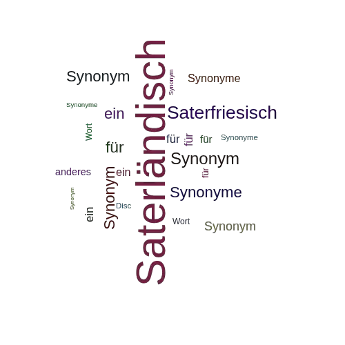 Ein anderes Wort für Saterländisch - Synonym Saterländisch