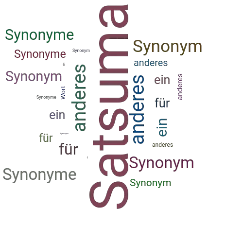 Ein anderes Wort für Satsuma - Synonym Satsuma