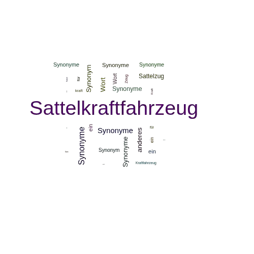 Ein anderes Wort für Sattelkraftfahrzeug - Synonym Sattelkraftfahrzeug
