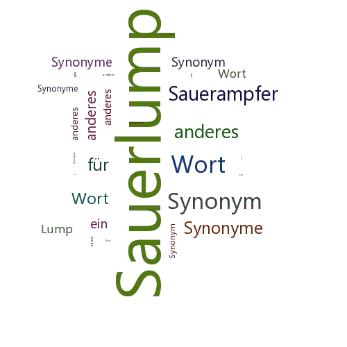 Ein anderes Wort für Sauerlump - Synonym Sauerlump
