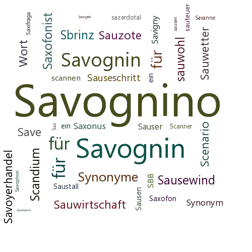Ein anderes Wort für Savognino - Synonym Savognino