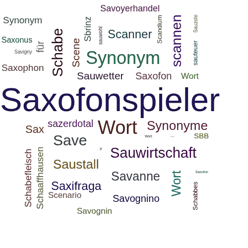 Ein anderes Wort für Saxofonist - Synonym Saxofonist