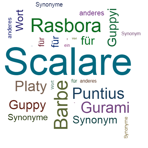 Ein anderes Wort für Scalare - Synonym Scalare