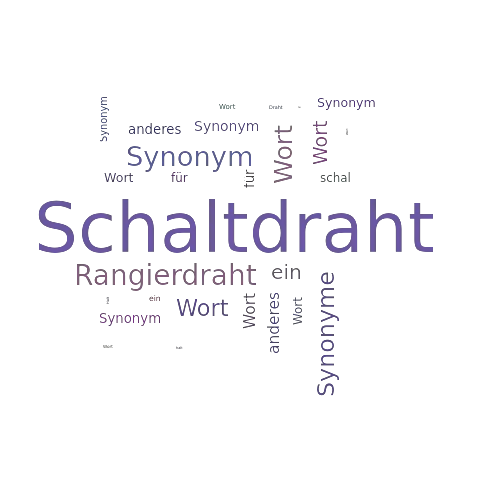 Ein anderes Wort für Schaltdraht - Synonym Schaltdraht