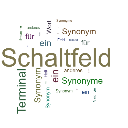 Ein anderes Wort für Schaltfeld - Synonym Schaltfeld