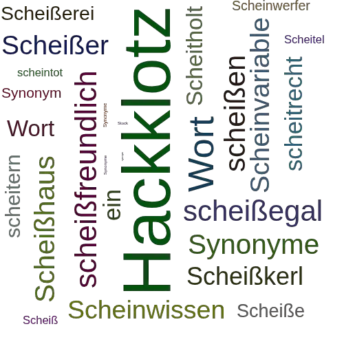 Ein anderes Wort für Scheitstock - Synonym Scheitstock