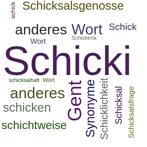 Ein anderes Wort für Schicki - Synonym Schicki