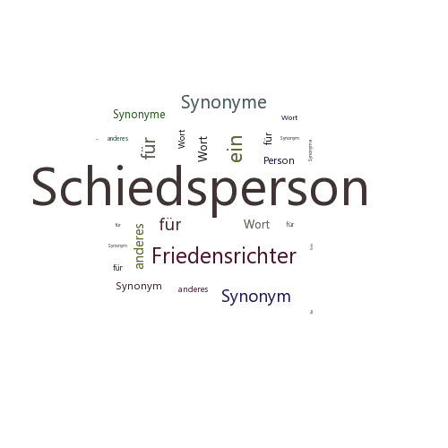 Ein anderes Wort für Schiedsperson - Synonym Schiedsperson