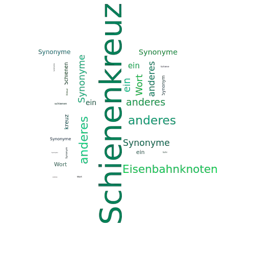 Ein anderes Wort für Schienenkreuz - Synonym Schienenkreuz
