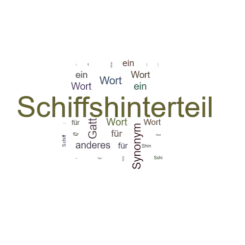 Ein anderes Wort für Schiffshinterteil - Synonym Schiffshinterteil