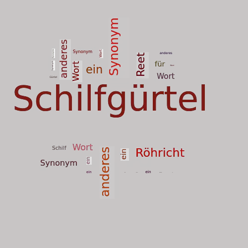 Ein anderes Wort für Schilfgürtel - Synonym Schilfgürtel