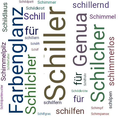 Ein anderes Wort für Schiller - Synonym Schiller