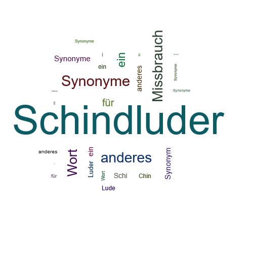 Ein anderes Wort für Schindluder - Synonym Schindluder