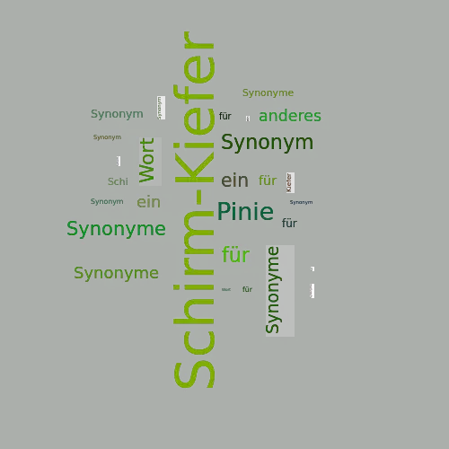 Ein anderes Wort für Schirm-Kiefer - Synonym Schirm-Kiefer