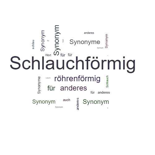 Ein anderes Wort für Schlauchförmig - Synonym Schlauchförmig