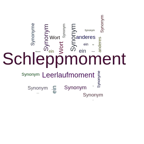 Ein anderes Wort für Schleppmoment - Synonym Schleppmoment