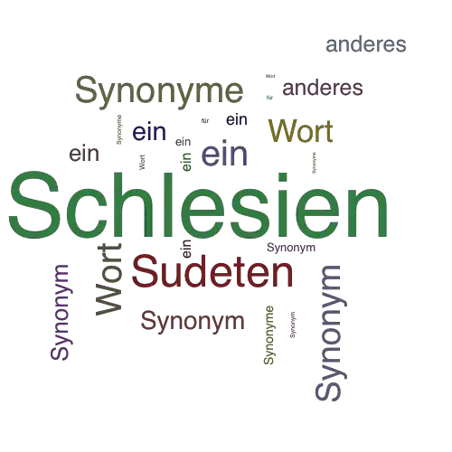 Ein anderes Wort für Schlesien - Synonym Schlesien