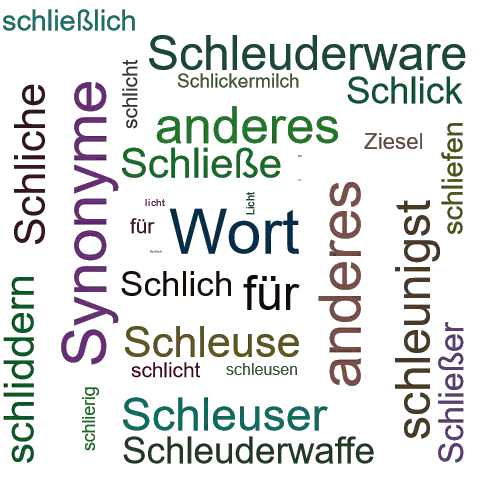 Ein anderes Wort für Schlichtziesel - Synonym Schlichtziesel