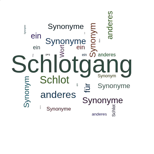 Ein anderes Wort für Schlotgang - Synonym Schlotgang