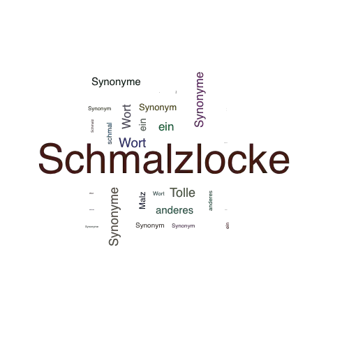 Ein anderes Wort für Schmalzlocke - Synonym Schmalzlocke