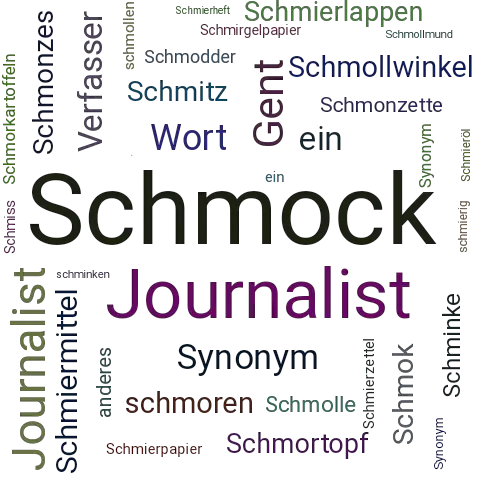 Ein anderes Wort für Schmock - Synonym Schmock