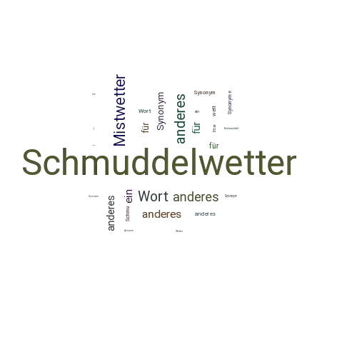 Ein anderes Wort für Schmuddelwetter - Synonym Schmuddelwetter