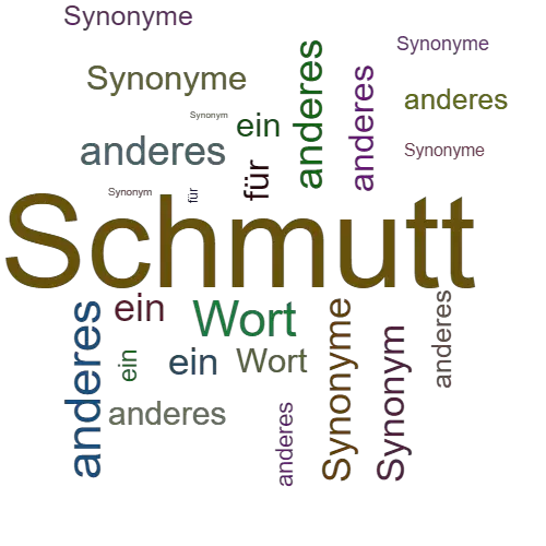 Ein anderes Wort für Schmutt - Synonym Schmutt