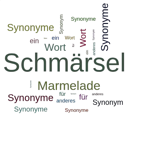 Ein anderes Wort für Schmärsel - Synonym Schmärsel