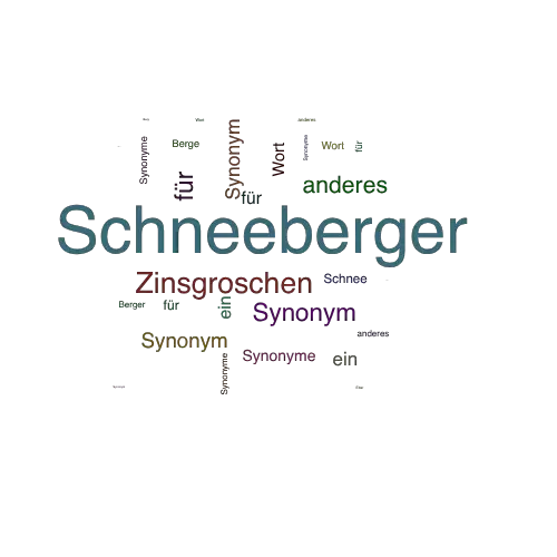 Ein anderes Wort für Schneeberger - Synonym Schneeberger