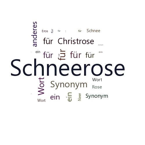 Ein anderes Wort für Schneerose - Synonym Schneerose