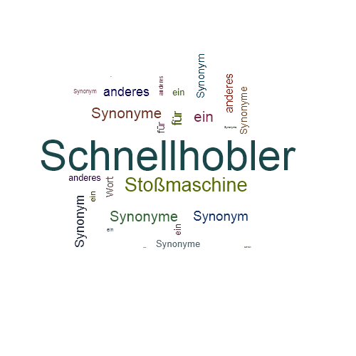 Ein anderes Wort für Schnellhobler - Synonym Schnellhobler