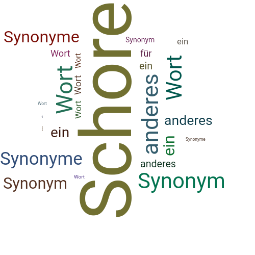 Ein anderes Wort für Schore - Synonym Schore