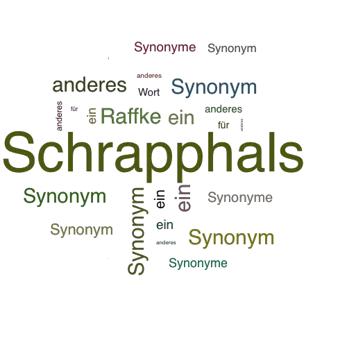 Ein anderes Wort für Schrapphals - Synonym Schrapphals