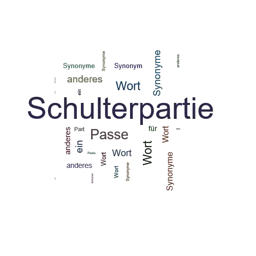 Ein anderes Wort für Schulterpartie - Synonym Schulterpartie