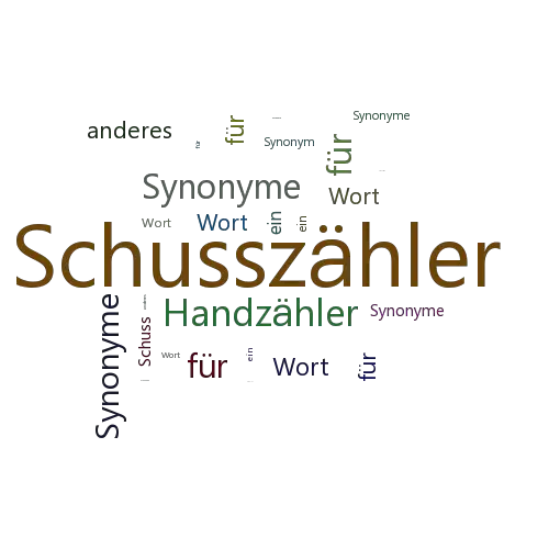 Ein anderes Wort für Schusszähler - Synonym Schusszähler