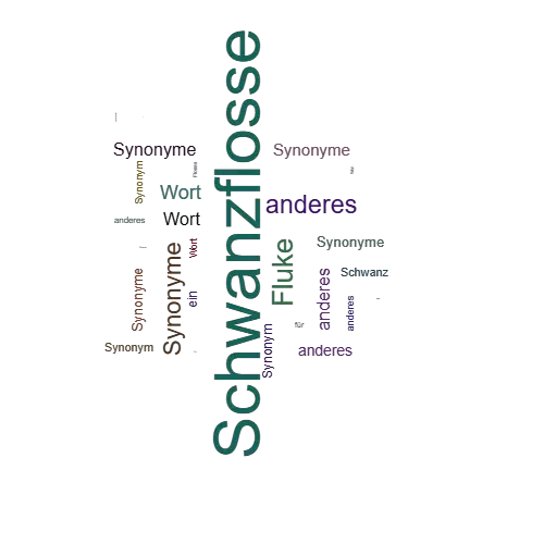 Ein anderes Wort für Schwanzflosse - Synonym Schwanzflosse