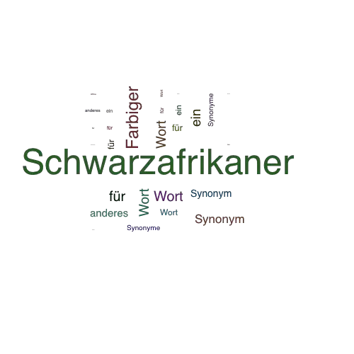 Ein anderes Wort für Schwarzafrikaner - Synonym Schwarzafrikaner