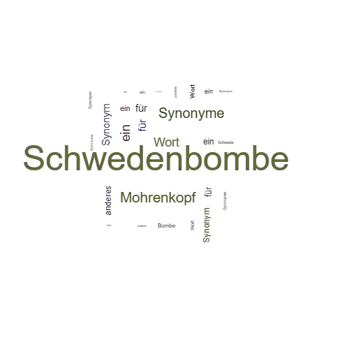 Ein anderes Wort für Schwedenbombe - Synonym Schwedenbombe