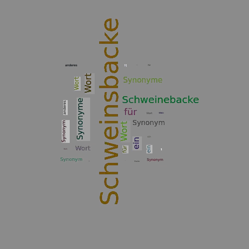 Ein anderes Wort für Schweinsbacke - Synonym Schweinsbacke