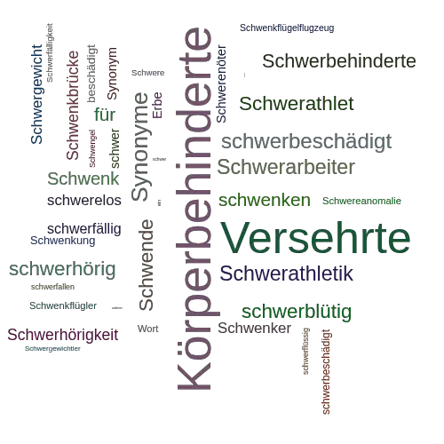 Ein anderes Wort für Schwerbeschädigte - Synonym Schwerbeschädigte