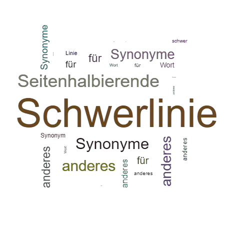 Ein anderes Wort für Schwerlinie - Synonym Schwerlinie