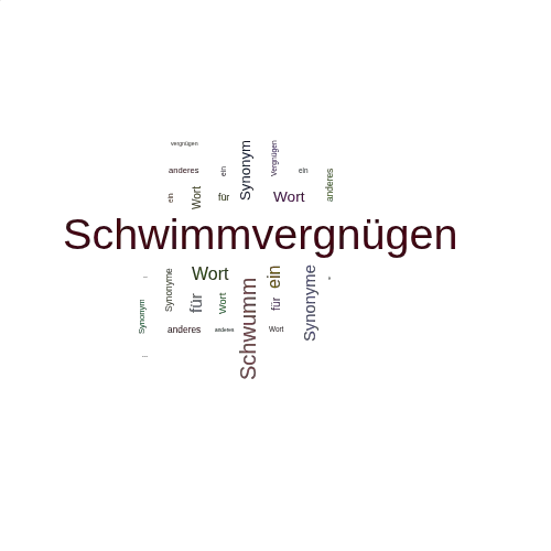 Ein anderes Wort für Schwimmvergnügen - Synonym Schwimmvergnügen