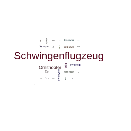 Ein anderes Wort für Schwingenflugzeug - Synonym Schwingenflugzeug